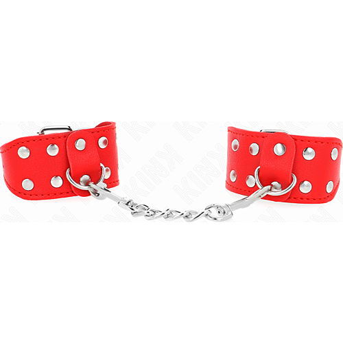 Menottes KINK - Muñequeras con doble línea de tachuelas