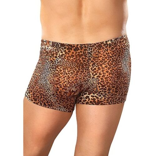 Short Male Power Leopard pour une silhouette audacieuse