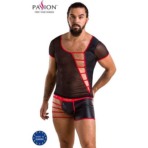 Lingerie Homme Passion Men 055 Ensemble Mark Noir