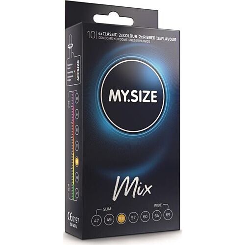 Préservatifs MY SIZE MIX 53 MM - Choix varié et adapté