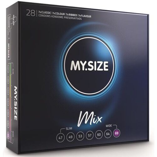 Préservatifs MY SIZE MIX 69 MM - Ajustement personnalisé et variété