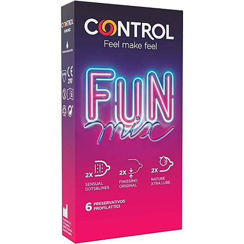 Pack préservatifs Control Feel Fun Mix 6 unités