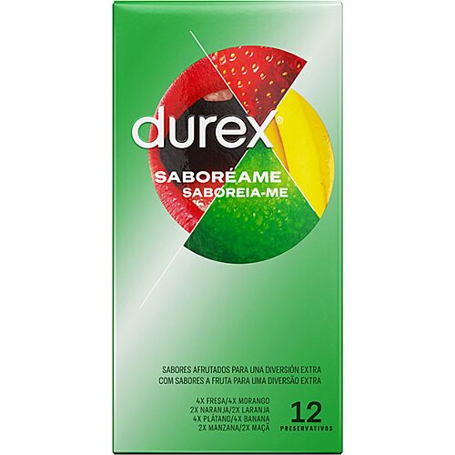 Préservatifs DUREX Saboréame avec saveurs fruitées
