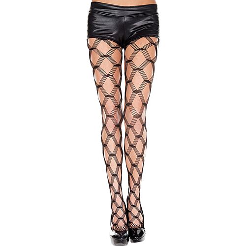 Panty résille épaisse Music Legs style filet