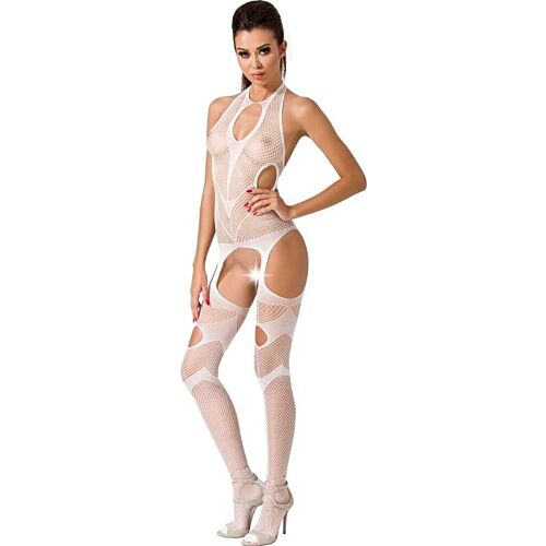 Bodystocking PASSION WOMAN BS053 avec ouverture sexy