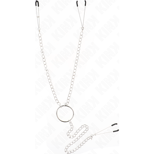 Pinzas BDSM KINK Modèle 1 avec chaîne de 30 cm