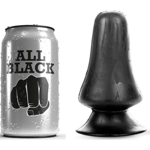 Plug Anal ALL BLACK 12 CM - Surprise de diamètre