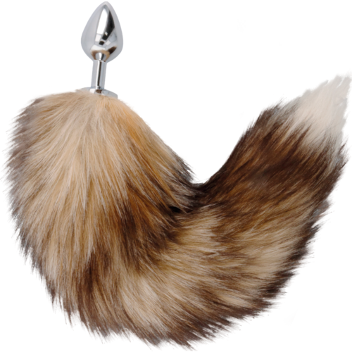 Plug Anal DARKNESS TAIL BUTT PLUG SILVER - Confort et esthétique