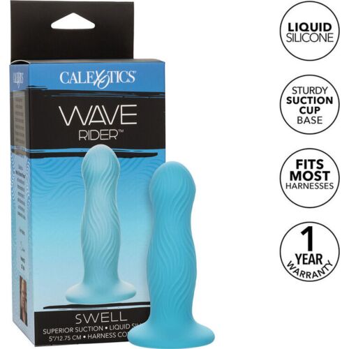 Plug Anal CALEXOTICS Wave Rider Swell avec Texture Ondulée