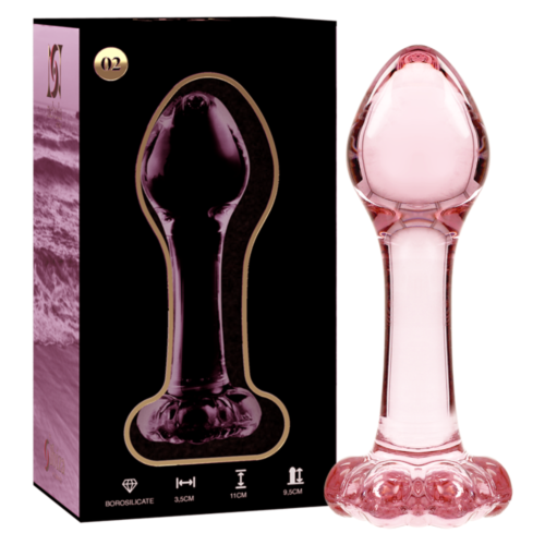 Plug anal NEBULA SERIES BY IBIZA Modèle 2 en cristal