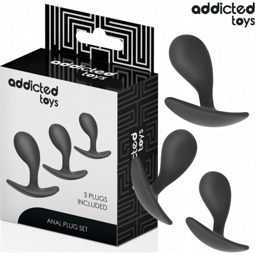 Plug Anal Addicted Toys Modèle 3 - Set de 3 tailles