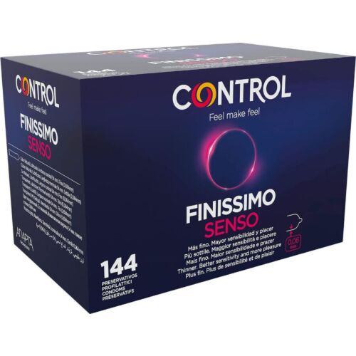Préservatifs CONTROL Finissimo Senso 54 mm - Boîte 144