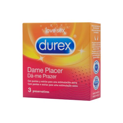 Préservatif DUREX Dame Placer - Plaisir intensifié