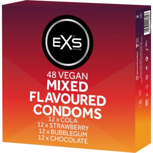 Préservatifs Exs Mixed Flavours — Pack 48