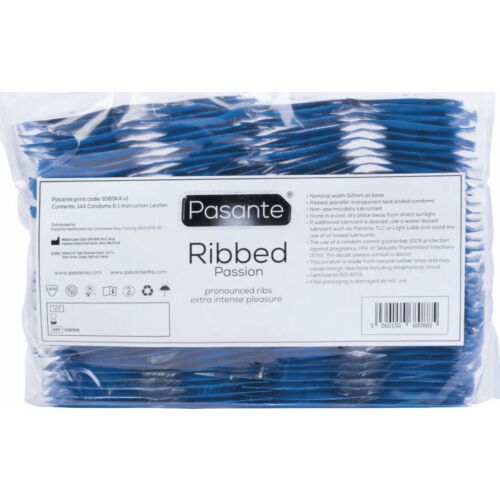 Préservatifs Pasante Ribbed Passion - Stimulation accrue