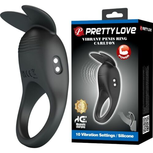 Anneau Pénis Pretty Love Carlton avec Stimulateur Clitorial