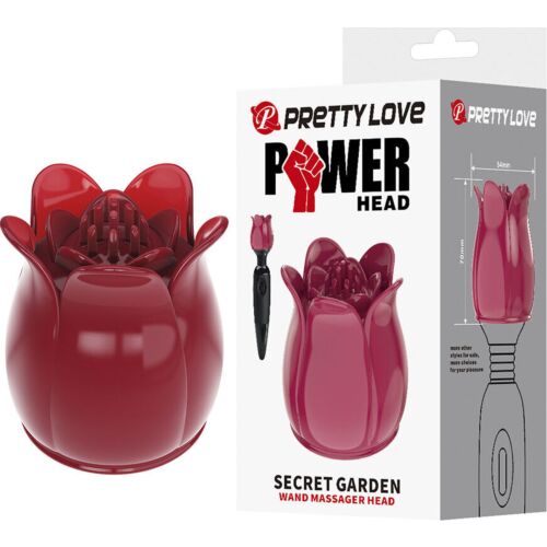 Massageur Pretty Love Secret Garden tête de massage