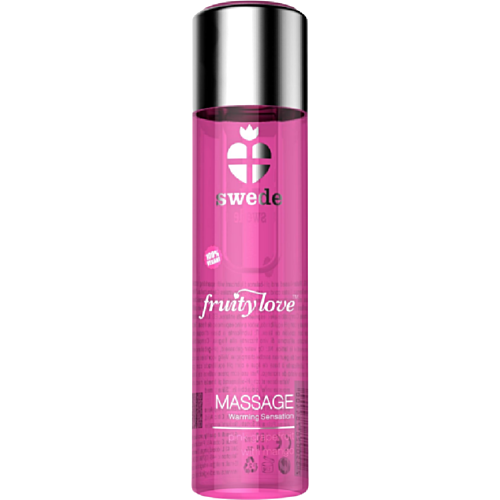 Huile de massage SWEDE Fruity Love avec effet chaleur