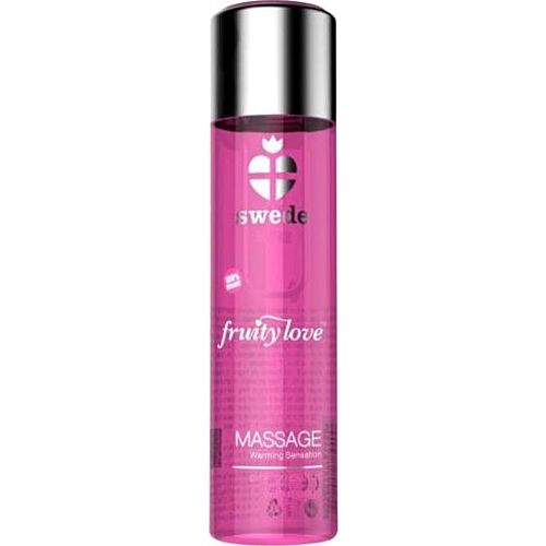 Huile de massage SWEDE Fruity Love effet chaleur pomelo et mangue
