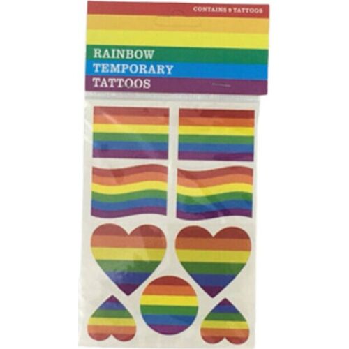 Tatouages PRIDE avec drapeau LGBT pour vos événements