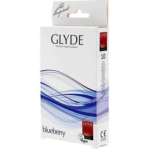 Préservatifs Glyde Ultra Blueberry - Saveur myrtille