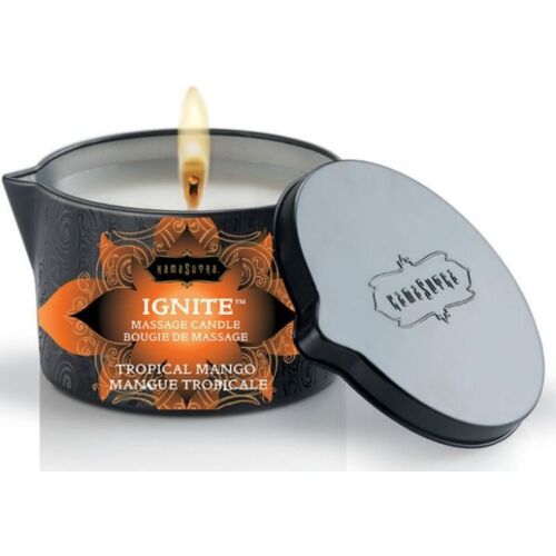 Bougie de massage Kamasutra mangue tropicale 170 g