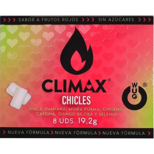 Chiclet WUG GUM CLIMAX après drink pour récupérer