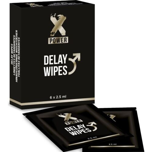 Retardant XPOWER - DELAY WIPES pour une performance prolongée