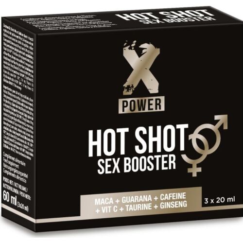 Gouttes Amour XPOWER Hot Shot 3 x 20 ml pour augmenter la libido