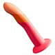 Dildo ROMP Dizi tricolore avec ventouse de 18 cm