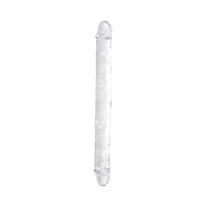 Loving Joy 18 Inch Double Ended Dildo Clear Loving Joy 18 Inch Double Ended Dildo Clear