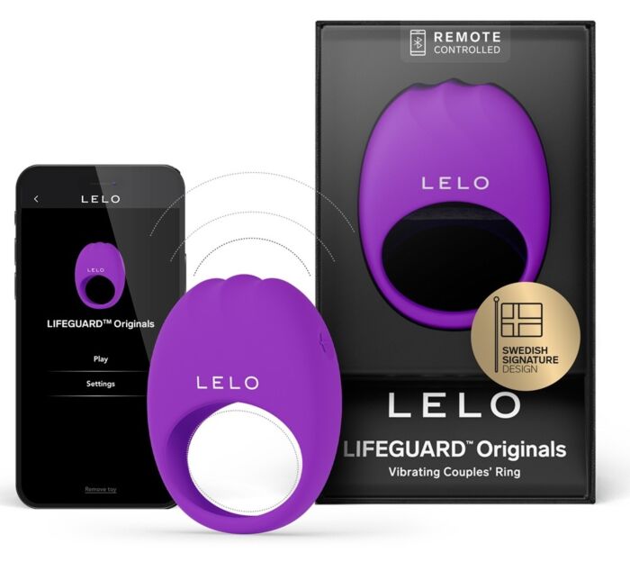 Anneau vibrant LELO LIFEGUARD à vibrations intenses