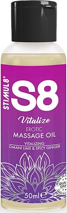 Huile de massage STIMUL8 S8 Vitalize 50 ml Huile de massage STIMUL8 S8 Vitalize 50 ml