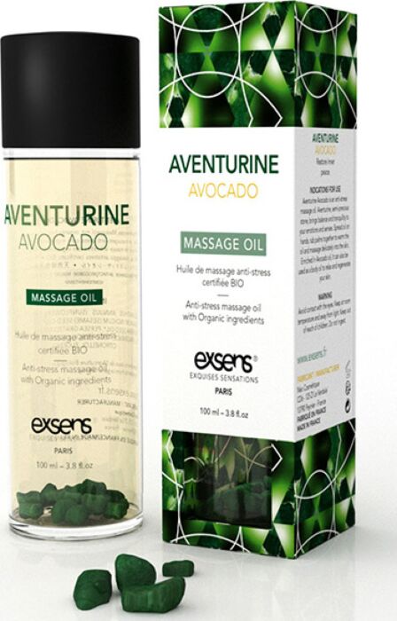 Huile de massage Exsens Anti Stress Aventurine 100 ml Huile de massage Exsens Anti Stress Aventurine 100 ml