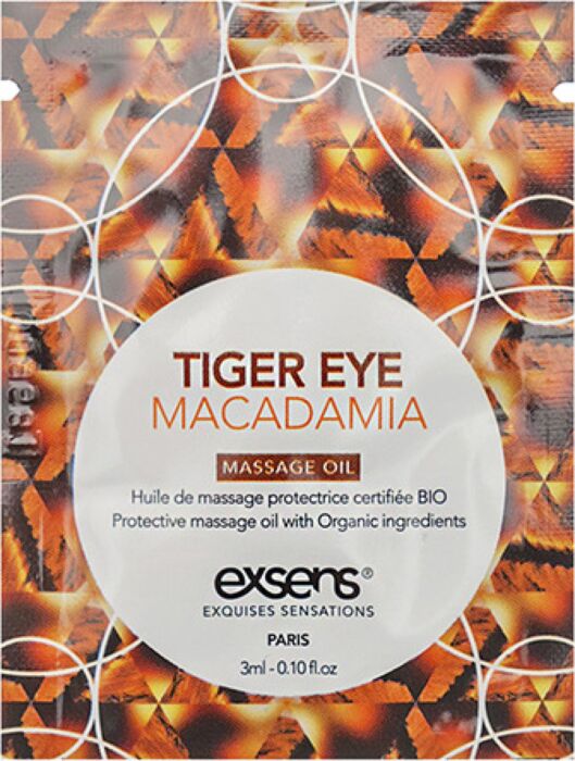 Huile de massage Exsens Tiger Eye Macadamia 3 ml Huile de massage Exsens Tiger Eye Macadamia 3 ml