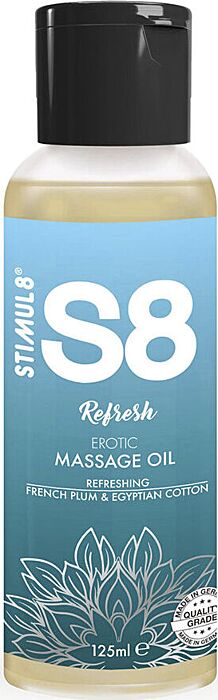 Huile de massage STIMUL8 S8 Refresh 125 ml