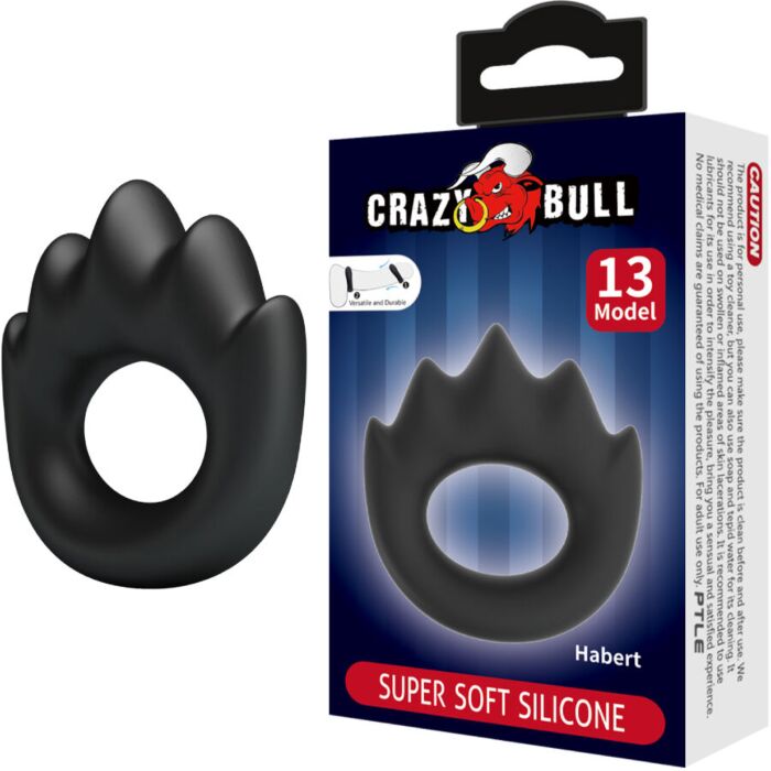 Anillo Crazy Bull Habert 13 - Silicona Ergonómica Anillo Crazy Bull Habert 13 - Silicona Ergonómica