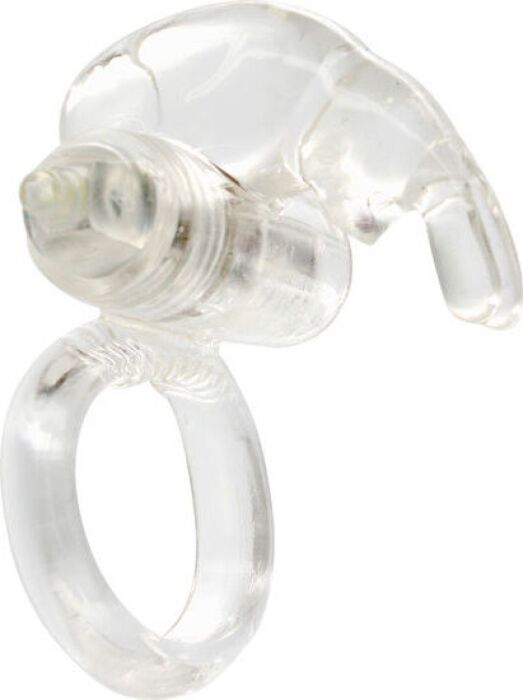 Anillo vibrador de silicona transparente