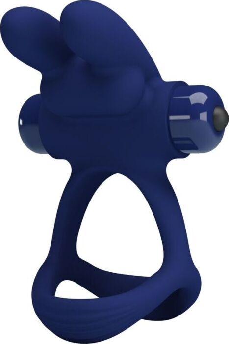 Anillo Vibrador Rabbit Pretty Love Francisco Azul Anillo Vibrador Rabbit Pretty Love Francisco Azul