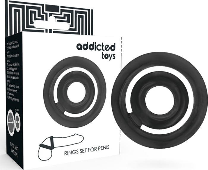 Anillos Pénis ADDICTED TOYS POTENZ - Stimulation Intense Anillos Pénis ADDICTED TOYS POTENZ - Stimulation Intense