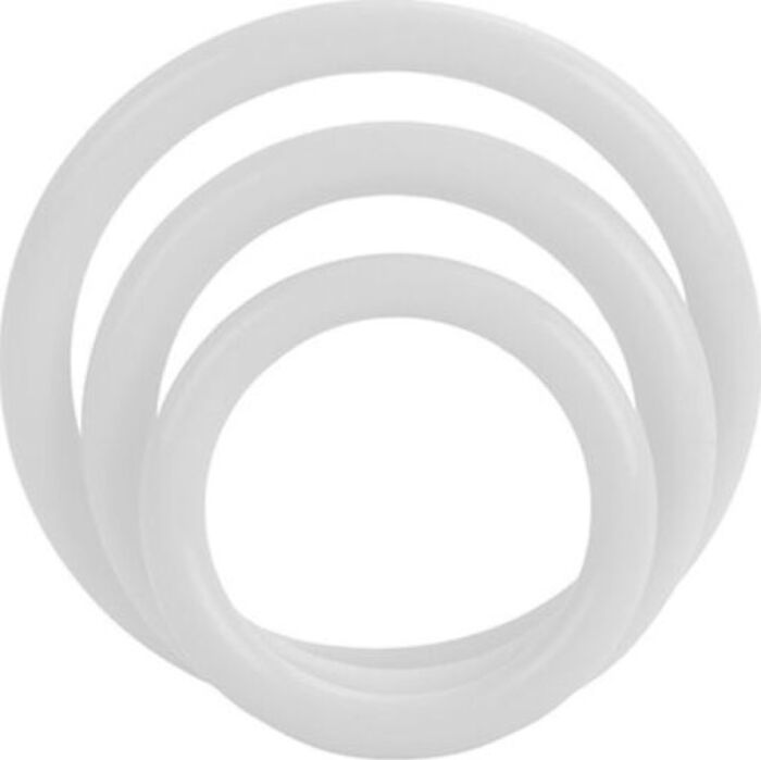 Anneaux pour pénis CALEXOTICS — set 3 tailles phosphorescents