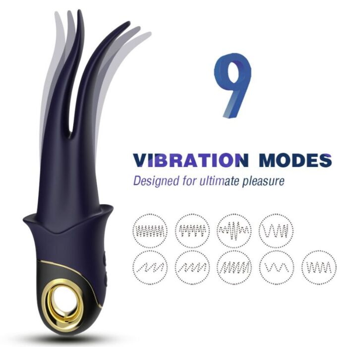 ARMONY - SHADOW VIBRATOR DOUBLE-HEAD TEASING BLUE ARMONY - SHADOW VIBRATOR DOUBLE-HEAD TEASING BLUE