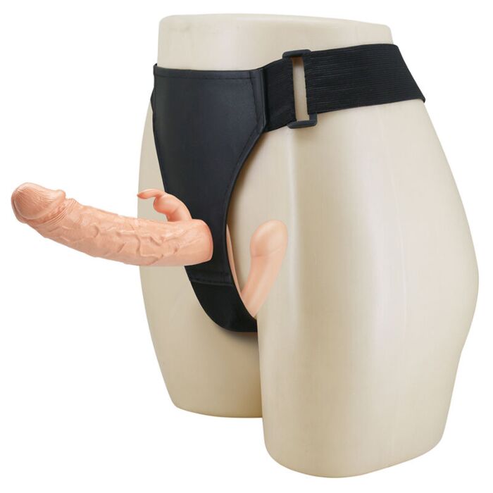 BAILE - CHARLOTTE HOLLOW DOUBLE PENETRATION STRAP-ON FLESH BAILE - CHARLOTTE HOLLOW DOUBLE PENETRATION STRAP-ON FLESH