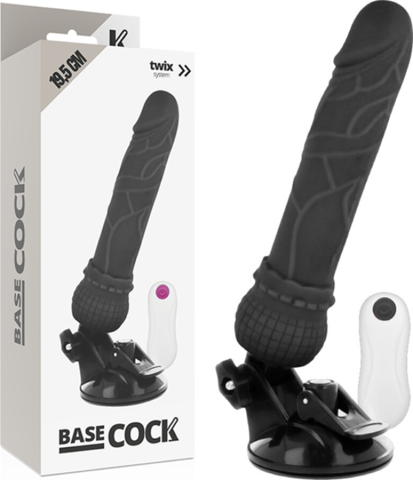 BASECOCK VIBRADOR REALÍSTICO CONTROL REMOTO 19.5 CM O 4 CM BASECOCK VIBRADOR REALÍSTICO CONTROL REMOTO 19.5 CM O 4 CM