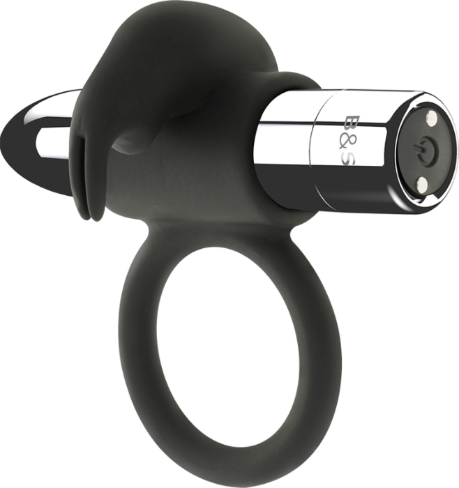 Anillo Vibrant BLACK&SILVER Burton | 10 modes de vibration Anillo Vibrant BLACK&SILVER Burton | 10 modes de vibration