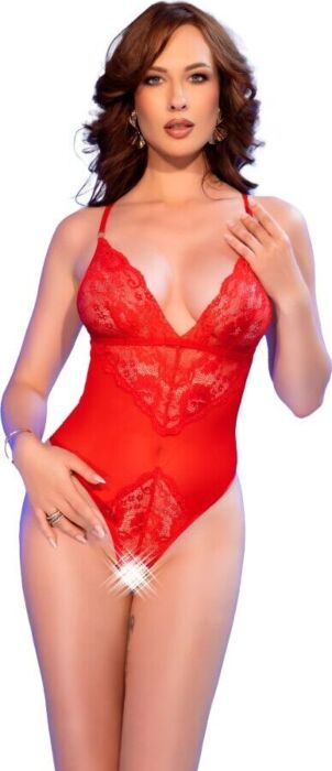 Body Crotchless Chilirose CR 4870 Rojo XL Body Crotchless Chilirose CR 4870 Rojo XL