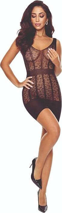 Bodystocking Encaje Negro Passion Woman Elegante