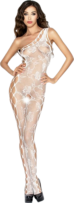 Bodystocking Passion Woman BS036 en résille brodée