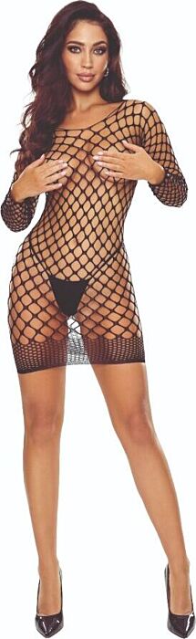 Bodystocking PASSION BS108 Rejilla Negro - Sensualidad Bodystocking PASSION BS108 Rejilla Negro - Sensualidad
