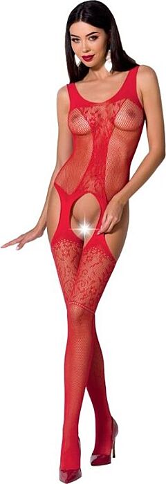 Bodystocking Passion Woman BS072 Rojo Sexy Bodystocking Passion Woman BS072 Rojo Sexy